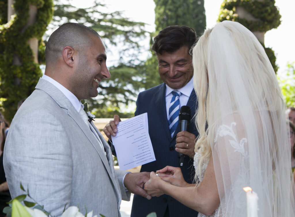 Wedding officiant in Italy
