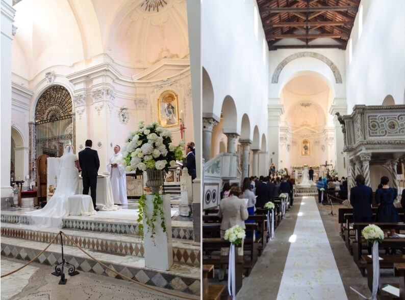 Church ceremony in Ravello Amalfi Coast