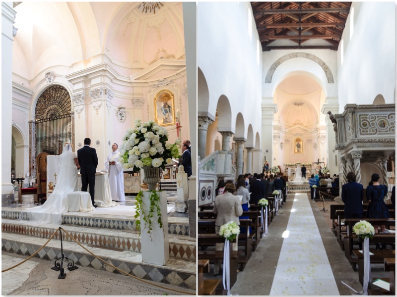 Church ceremony in Ravello Amalfi Coast